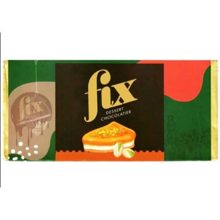 Fix Dubai Pistachio Kunafa Dark Chocolate Bar