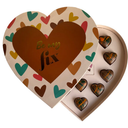 Valentine Box Dubai Chocolate Pistachio Kunafa 10 Chocolates – Be My Fix